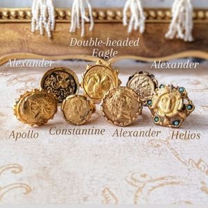 CARIA Handmade Ancient Coin Rings